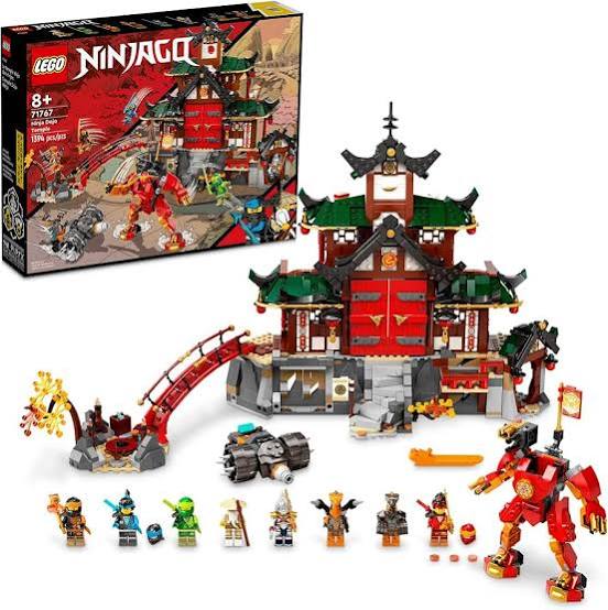 Movie Monastery training hall, element super Dragon Mechatrone Ninjaos Toy block brick birthday gift