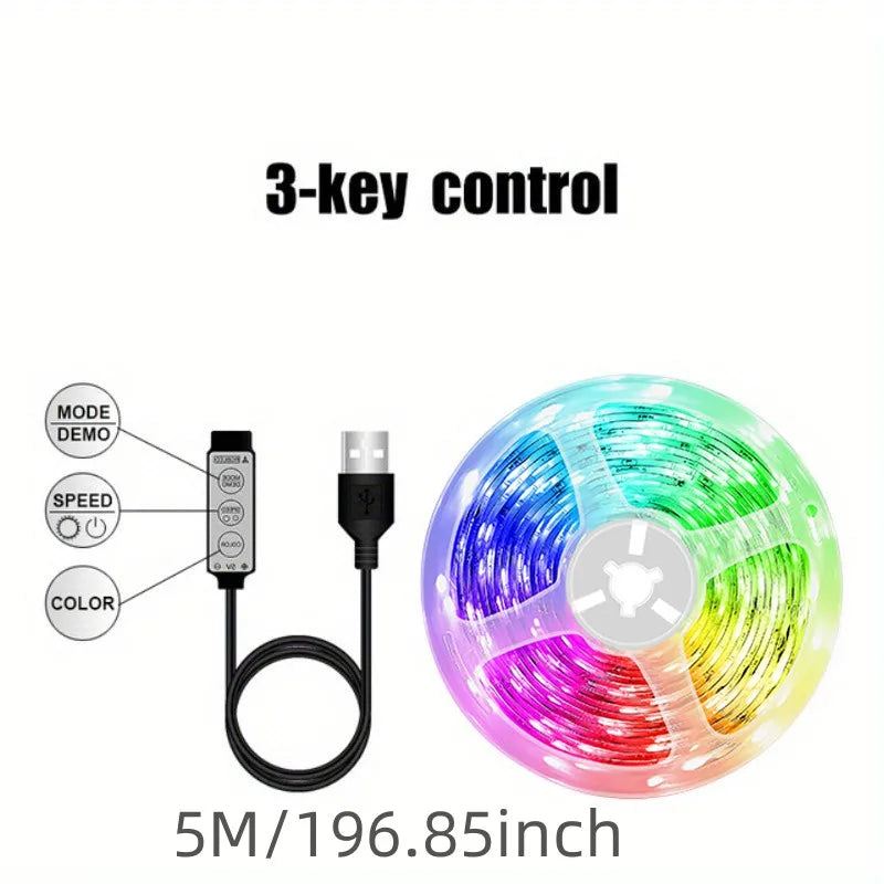 USB 5050 RGB LED Strip Lights