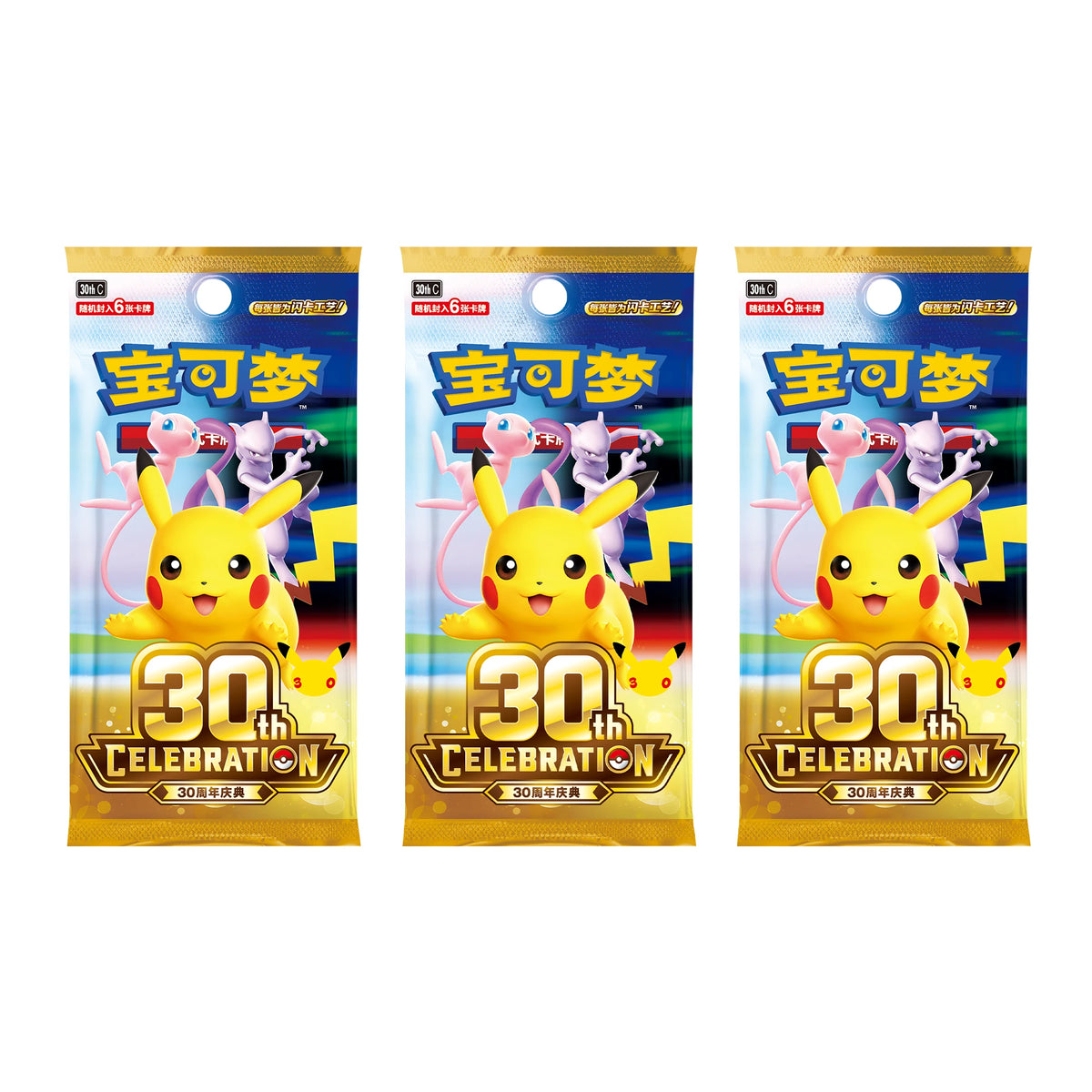 In Stock Original Trading PTCG 30th Card TCG Sylveon Ex Greninja Ex Display Set Collectible Cards Simplified Chinese Gift Box