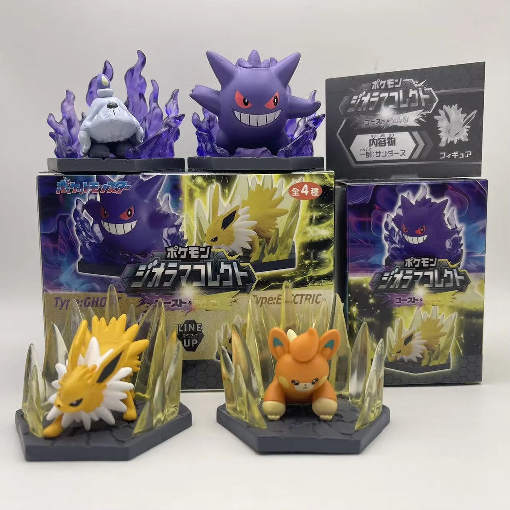 New Product  Anime Skill Scene Battle 7 Blind Box Fire Vs Ice Eevee
