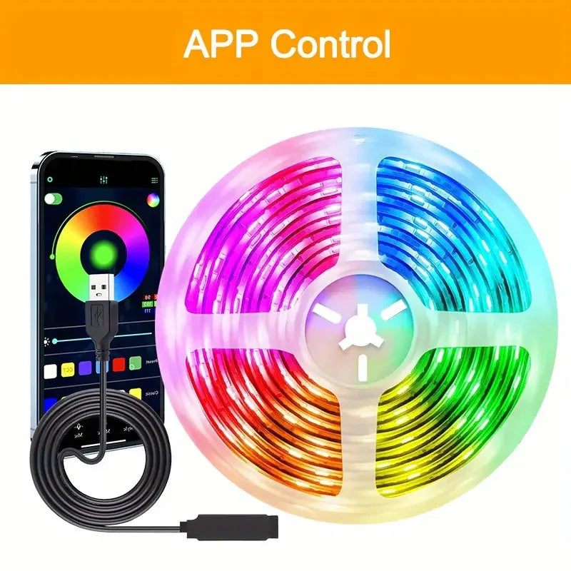 USB 5050 RGB LED Strip Lights