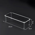 1-5 Tier Acrylic Display Risers Clear Shelf Doll